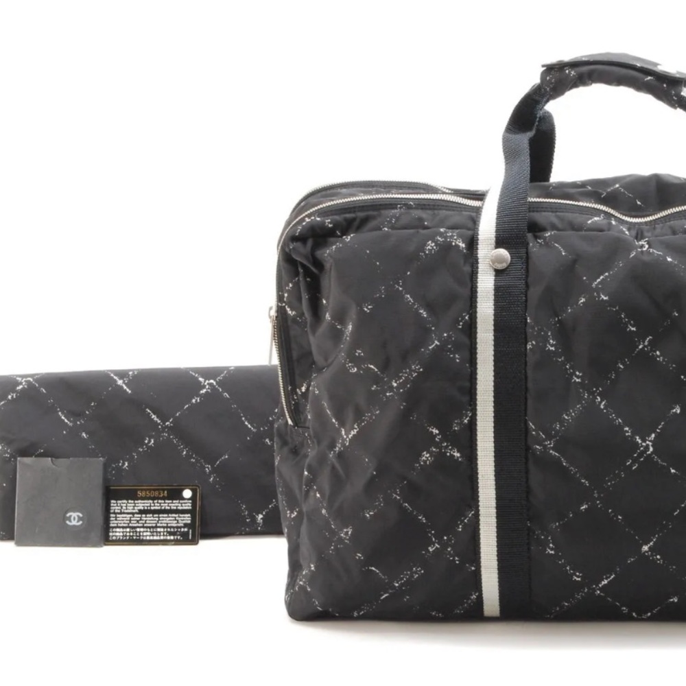 AUTH CHANEL Travel bag Suitcase XL with COA